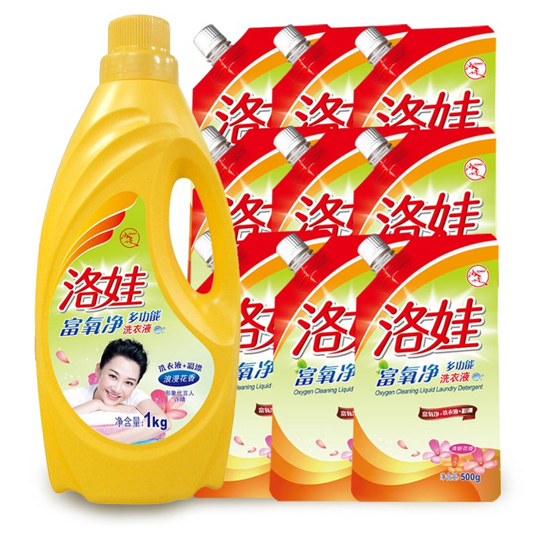 洛娃 富氧净多功能洗衣液5.5kg 均价2元/500g