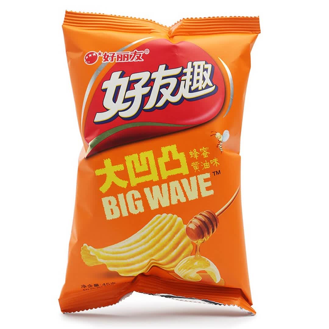 【已失效】好丽友大凹凸 蜂蜜黄油味 45g