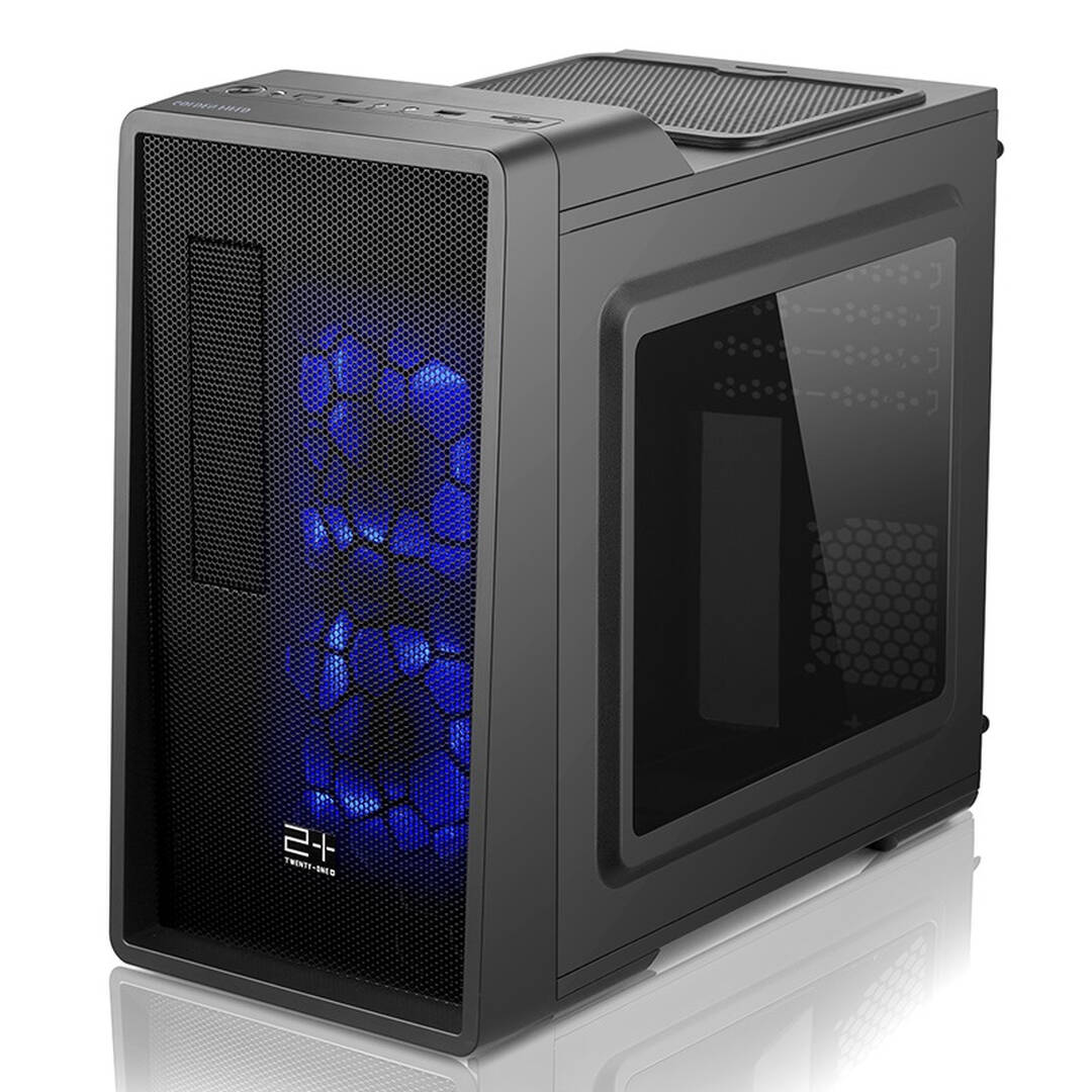 金河田(golden field)21 预见 e-3 游戏机箱 (全兼容/原生u3/rtx结构