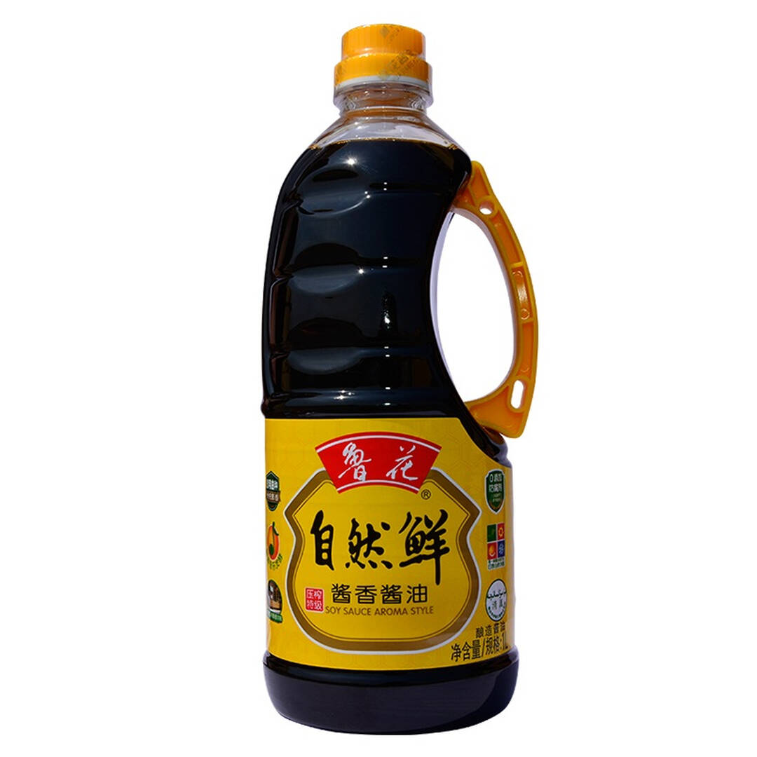 鲁花 自然鲜酱香酱油 1l装 三桶更优惠