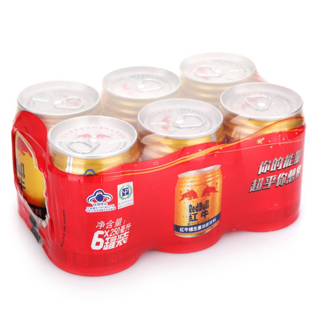 白菜价:手慢无 红牛维生素功能饮料250ml*6罐组合装 19.8元