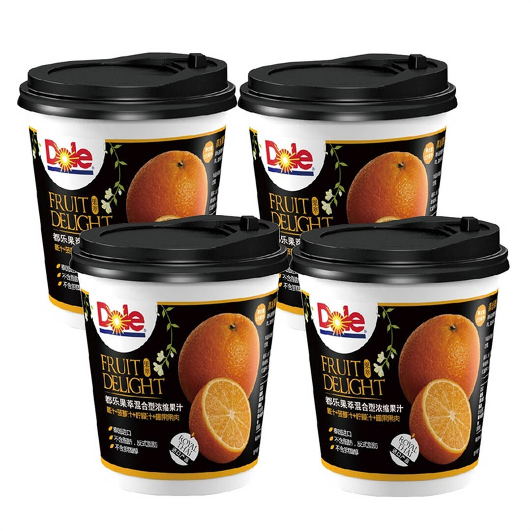 泰国进口 都乐dole 果萃混合浓缩果汁(橙汁 柠檬汁 菠萝汁 椰果果肉)