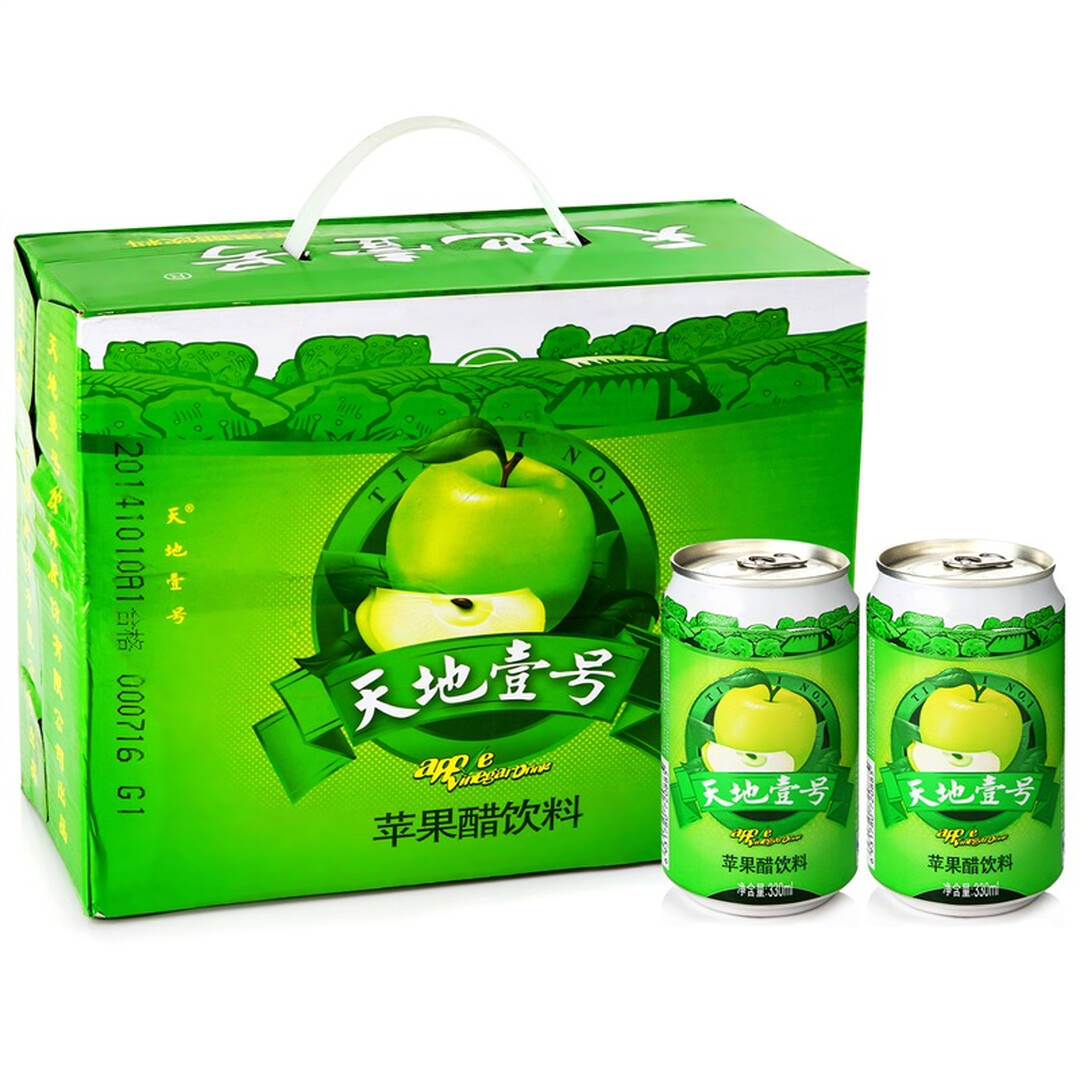 天地壹号 苹果醋饮料330ml*12罐/箱