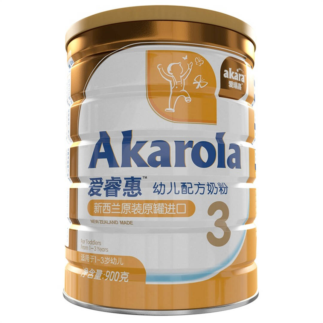 【已过期】爱睿惠(akarola)3段900g幼儿配方奶粉