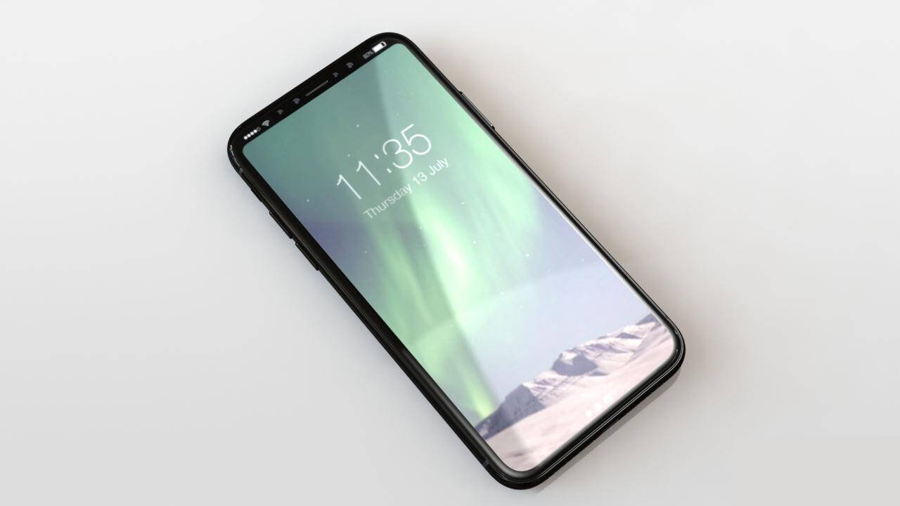 厚边框 侧面指纹!iphone 8的外观定下了!