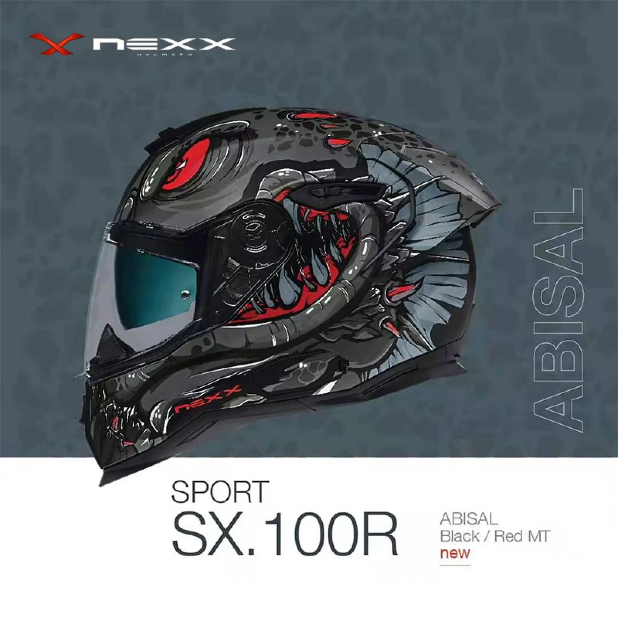 NEXXX NEXX SX.100R 欧洲原产大尾翼双镜片全盔3C认证深渊黄XL