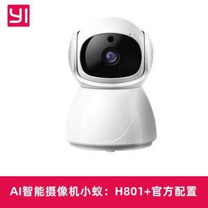 小蚁（yi）YI智能摄像头高清夜视无线监控器家用商用远程手机攝像头 秒杀100台高清版H801