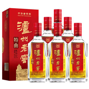 瀘州老窖(luzhoulaojiao) 特曲 52度 500ml*6 整箱裝