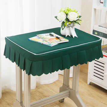 纯色学生桌布40×60桌罩课桌套学校小学生单人双人桌套长方形套罩 墨