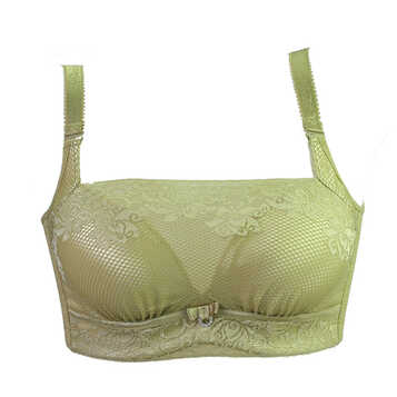 戴芝蒂(diztie)抹胸裹胸防走光文胸聚拢小胸内衣c09919 秋绿 75b