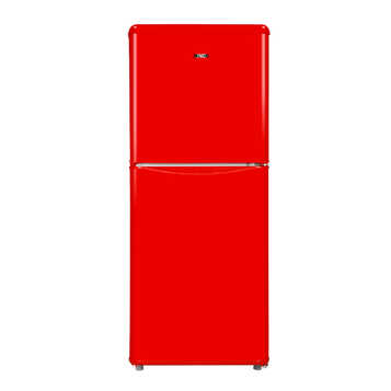 星星(xingx) 双门 冰箱 小型 彩色复古 冷冻冷藏 bcd-108e 炽热红