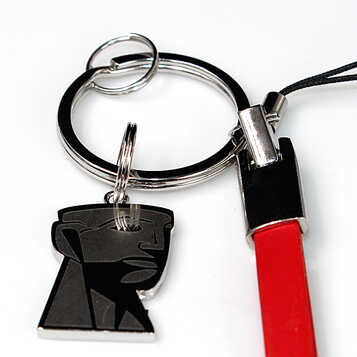 金士顿(kingston) u盘硅胶保护套 u盘钥匙扣挂绳 手机支架 金士顿人头