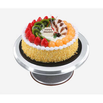 转盘12寸铝合金裱花台蛋糕转台蛋糕转盘裱花转台旋转架烘焙工具 不沾