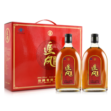 劲牌38度 追风八珍酒 500ml*2瓶 礼盒