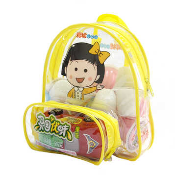 樱桃小丸子 果汁果冻小书包592g*2果冻布丁学生书包礼袋儿童零食礼物