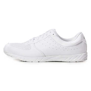 多威学生小白鞋2018年春季新款百搭休闲鞋男女跑步运动鞋ct3008a 白色