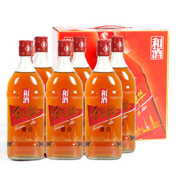 【京東超市】和酒金色年華五年(5年)上海老酒黃酒整箱裝500ml*6瓶