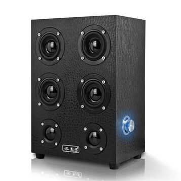 第一眼木质音箱笔记本usb数码音响电视声霸回音壁手机高保真专用低音