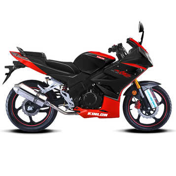 劲隆摩托车 jl150-56a-bf 领跑tr200 时尚跑车 全新 工厂直营 黑色