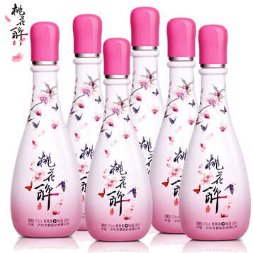 泸州老窖 桃花醉配制酒 三生三世十里桃花 22度预调酒 时尚版 整箱装