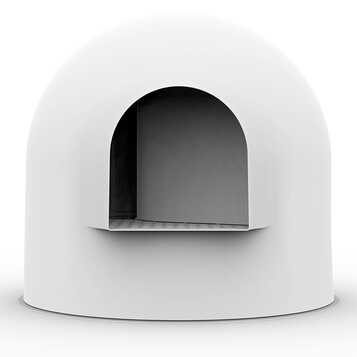 pidan雪屋猫砂盆全封闭式猫厕所大号除便盆白色