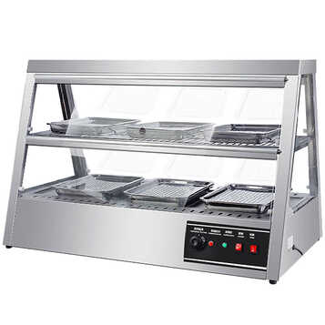 商用肯德基汉堡店1.1米保温柜面包炸鸡食品保温柜