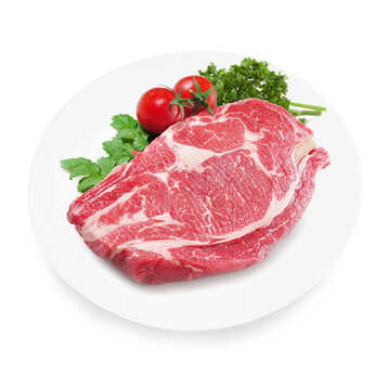 御品集美鲜 阿根廷进口原切去骨牛眼肉500g 牛排