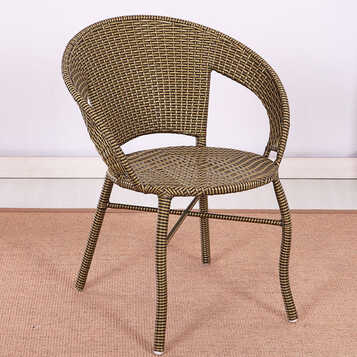 藤椅餐椅靠背椅子室内电脑休闲座椅办公室藤编餐馆咖啡厅饭馆凳子靠椅