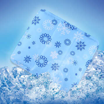 宠物垫笔记本电脑降温垫办公室座椅子i 雪花冰垫(30*40厘米)(1个装)