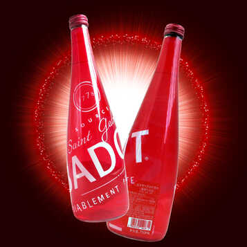 法国进口badoit红色波多矿泉水天然气泡水小瓶矿泉水 红色波多750ml*2