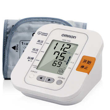 欧姆龙电子血压计hem-7200家用上臂式医用测量血压仪器