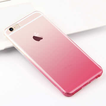 【苹果6p/6splus】粉色渐变-自带防尘塞