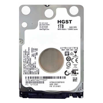 昱科(hgst 1tb 5400转128mb sata6gb/s 7mm笔记本硬盘(hts541010b7