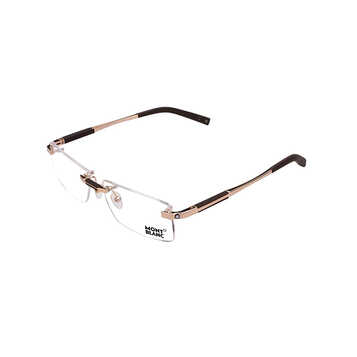 0元配镜 万宝龙/montblanc 大班无框光学眼镜 近视镜男士商务镜框