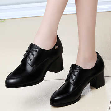 低跟女式皮鞋 - 商品搜索 - 京东