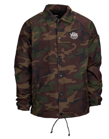 全球购vans范斯 torrey 基础教练夹克防风衣外套 迷彩 s