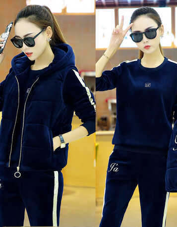 金丝绒女套装 卫衣 - 商品搜索 - 京东