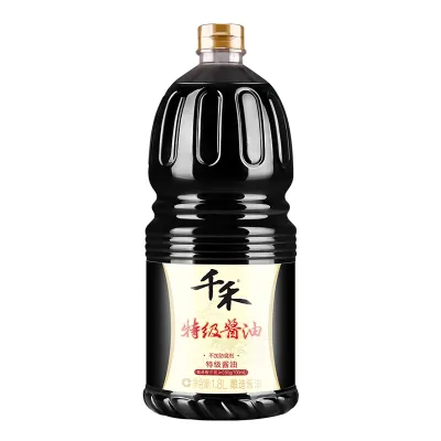 千禾 酱油 特级酱油 不加防腐剂 1.8L