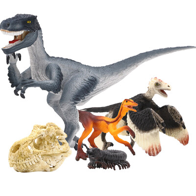 思乐 侏罗纪世界公园大小恐龙玩具儿童玩具仿真动物玩具模型龙-伶盗龙