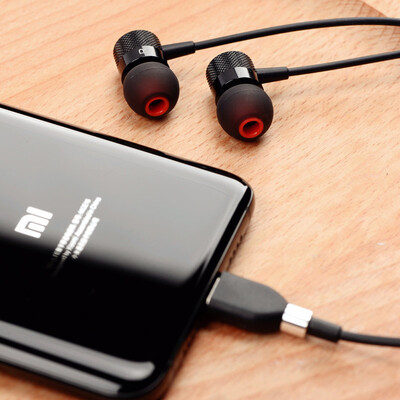 小米8耳机小米6手机耳机type-c专用mix2 fokoos原装入耳式note3小米8