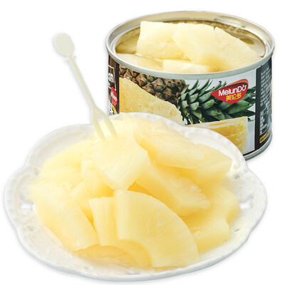 美伦多(melundo)泰国原装进口 休闲零食 糖水菠萝水果罐头227g/罐