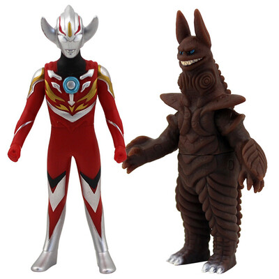 i奥特曼软胶人偶男孩节日礼物玩具 (暴炎形态)超决战硫酸怪兽霍67002