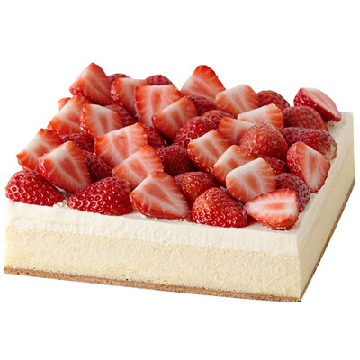 诺心lecake 草莓雪域芝士蛋糕 生日蛋糕 5磅