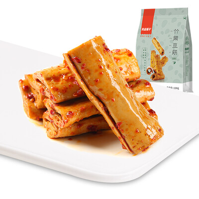 【京东自营】良品铺子 竹筒豆筋 辣皮辣片儿时麻辣零食辣条小吃香辣味