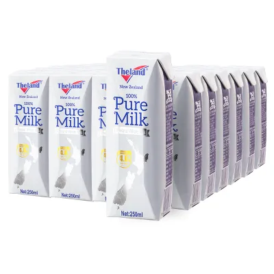新西兰进口牛奶 纽仕兰 4.0g蛋白质全脂牛奶 250ml*24 钻石版整箱装