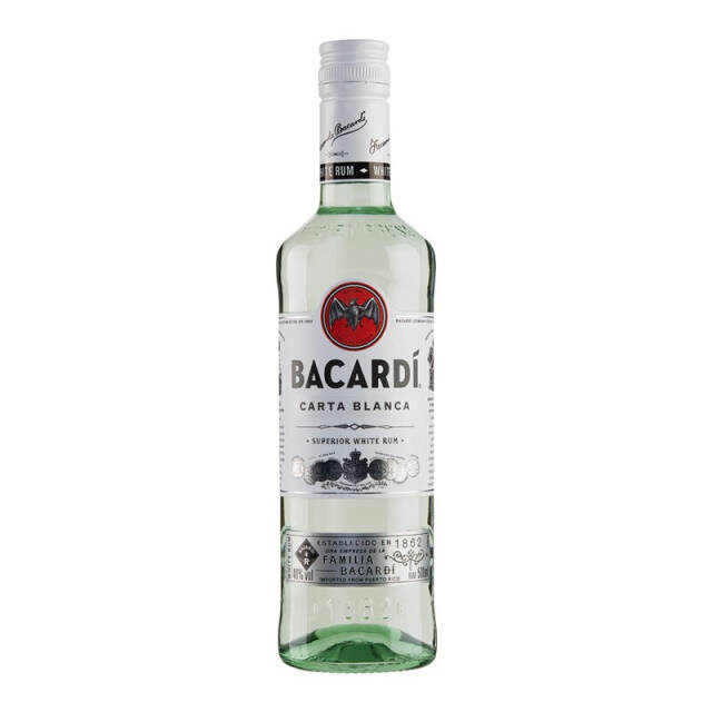 百加得 Bacardi 白朗姆酒500ml Mojito莫吉托莫吉多鸡尾酒基酒调酒烘焙洋酒 招来宝