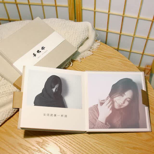 世纪开元照片书定制diy手工情侣相册制作影集制作宝宝杂志纪念册个人写真 喜欢你 高阶丽琦腰封 30p 招来宝
