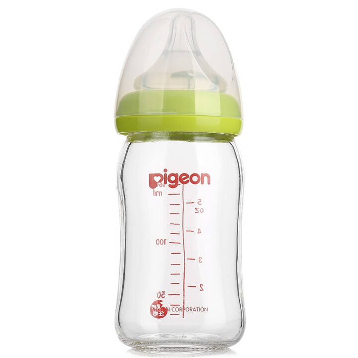 贝亲(pigeon) 奶瓶 玻璃奶瓶 新生儿 宽口径玻璃奶瓶 婴儿奶瓶 160ml