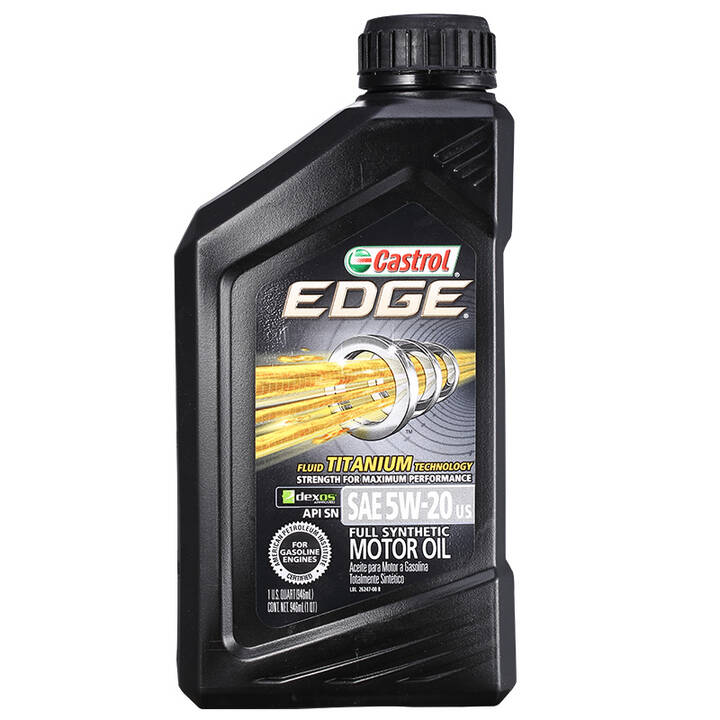 嘉实多castrol全合成机油极护edge5w20a1b1sn1qt美国原装进口