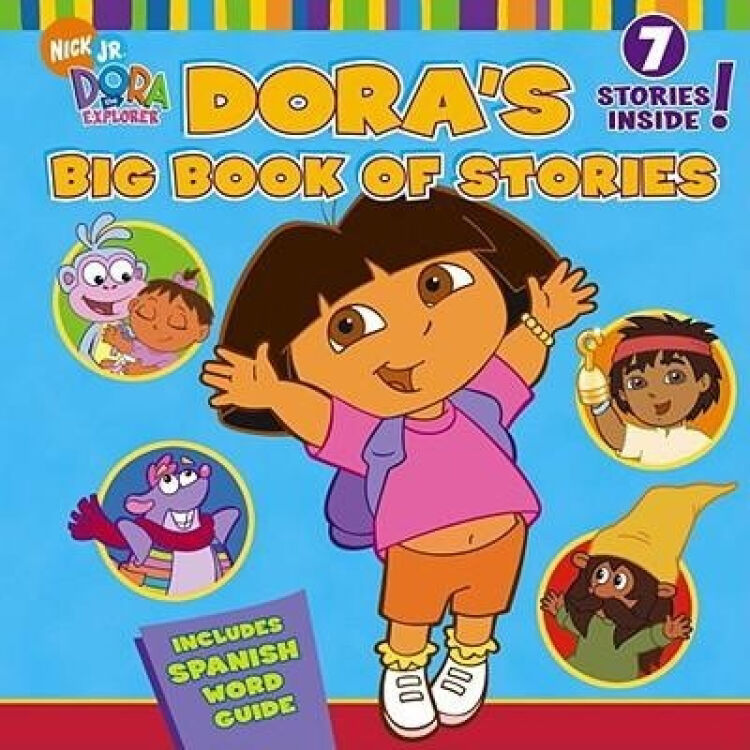 dora's big book of stories 朵拉故事书系列 自营